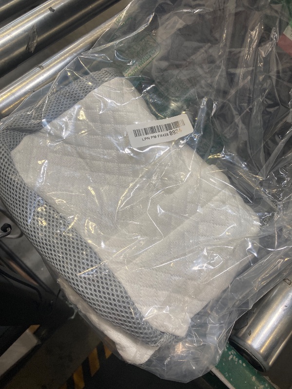 Photo 1 of HunnmingRe Cervical Pillow Case Cover Comfortable and Breathable Memory Foam Cervical Neck Pillow Case Cover with Zipper(Light Gray, White,Standard Size)