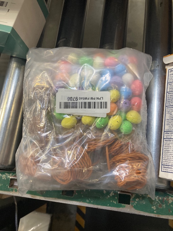 Photo 1 of 12 Pack Easter Mini Woven Handbasket with 50 Pcs Eggs,Tiny Decorative Picnic Baskets with Handle, Easter Miniature Basket Set for Home Office Decor Wedding Birthday Party Favors