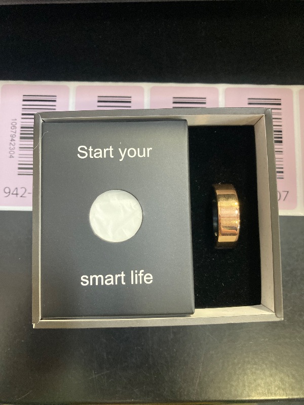 Photo 1 of BIEMHA Smart Ring for Women & Men, Health Tracker with Sleep?Exercise Monitoring, iOS&Android Compatible, IP68 Waterproof, No Subscription, 5-Day Battery (Rose Gold, 10)