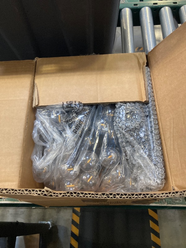 Photo 1 of Brightown 108FT 52LED Solar String Lights Outdoor with Remote & USB Port, Shatterproof Bulbs, Dimmable & Timable, 3 Modes, Patio Lights Solar Powered with Mount Clips for Camping Backyard Garden Decor