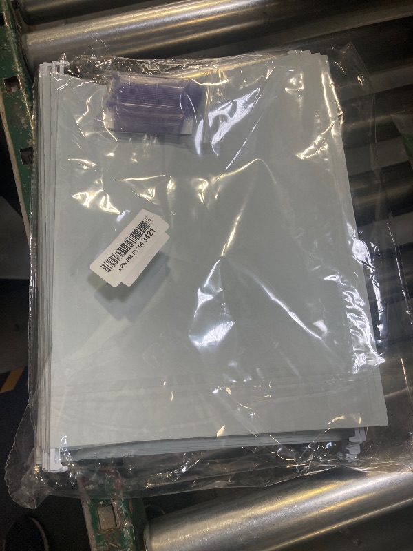 Photo 1 of 25pcs MagDurnus Grey Hanging File Folders, Pastel Color Design,Letter Size with 1/5 Adjustable Cut Tabs,Decorative,Drawer,Desk and Cabinet Use