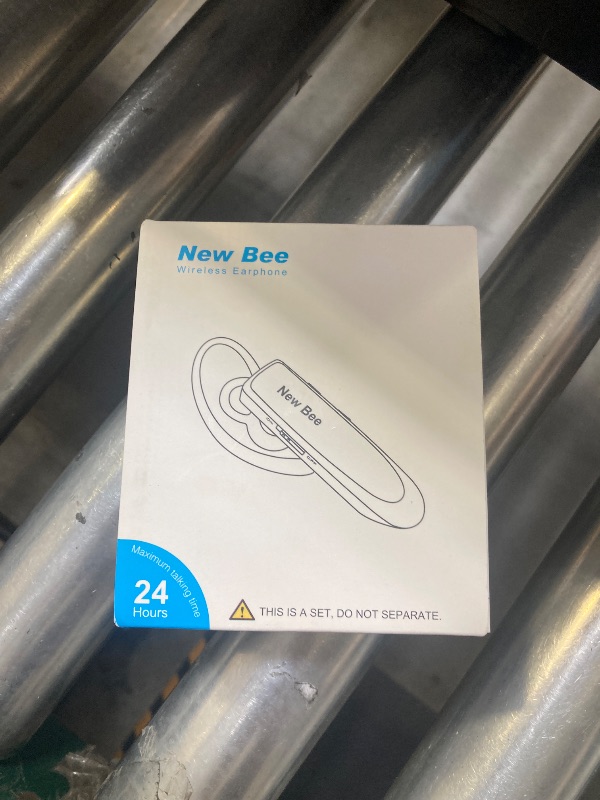 Photo 1 of [2 Pack] Bluetooth Earpiece Wireless Handsfree Headset V5.0 24 Hrs Driving with Mic 60 Days Standby Bluetooth Headset for iPhone Android Samsung Driver