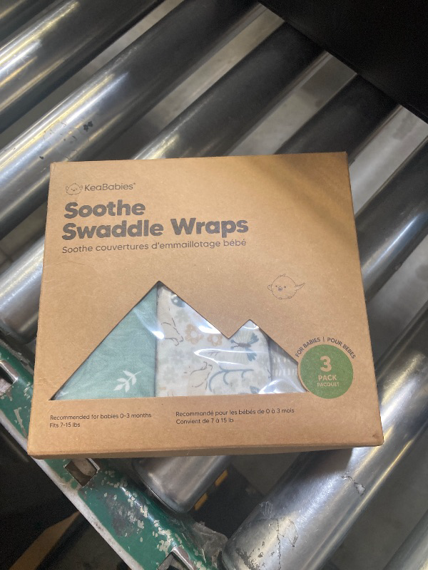 Photo 1 of 3-Pack Organic Baby Swaddle Sleep Sacks - Swaddles for Newborns, Infant 0-3 Months, Baby Girls, Boys, Soft & Snug Newborn Sleep Sack, Nursery Swaddling Blankets (Prairie, OS)