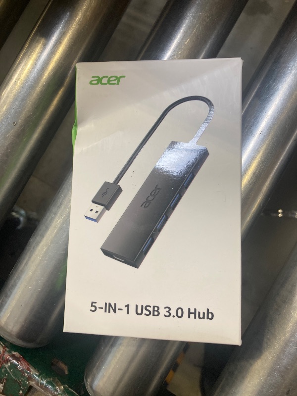 Photo 1 of Acer USB Hub 4 Ports, Multiple USB 3.0 Hub, USBA Splitter for Laptop with Type C Power Port, Extender for A Port Laptop, PC, Desktop and More (2ft)