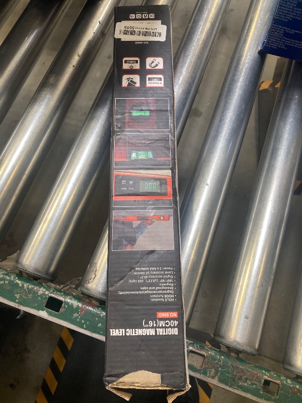 Photo 1 of 16inch Digital Level with LCD Display - Bubble Light Up Function - Multi Purpose:Magnetic Torpedo Level, Angle Finder 0-90° & 0-180° Range -Leveler Tool for Woodwork,Saw & Home Leveling (Champagne)
