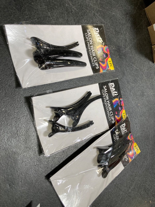 Photo 1 of dali pro basic salon hair clips 9  pack 