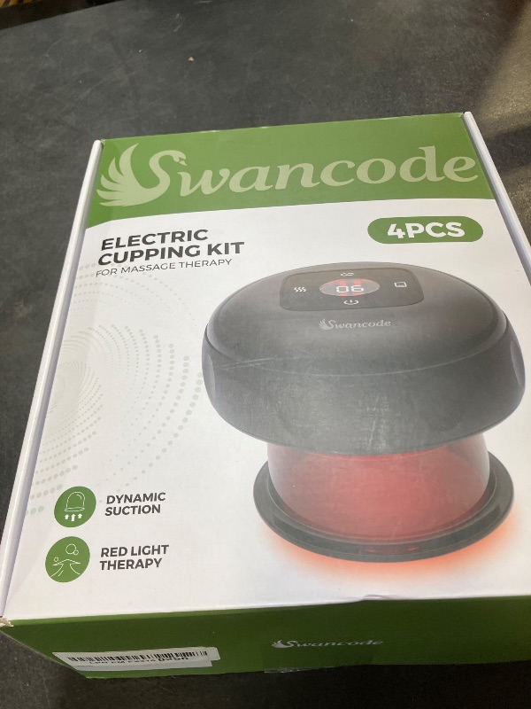 Photo 1 of [4 Pack] 5-in-1 Smart Dynamic Cupping Set, Electric Cupping Device with Red Light, Heated Cupping Massager with 12-Level Suction & Heat, Cupping Machine for Pain Relief, Muscle Soreness, Knots, Aches