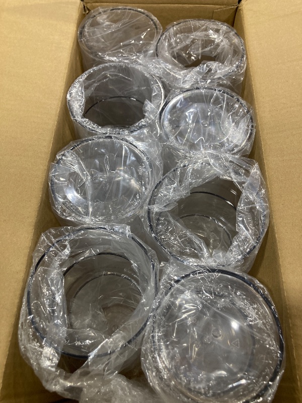Photo 1 of Nuogo 24 Pcs Plastic Cylinder Vases Tall Plastic Flower Vases for Centerpieces Hurricane Candle Holder for Home Wedding Office Party Formal Dinners Decorations (4''/6''/8'')
