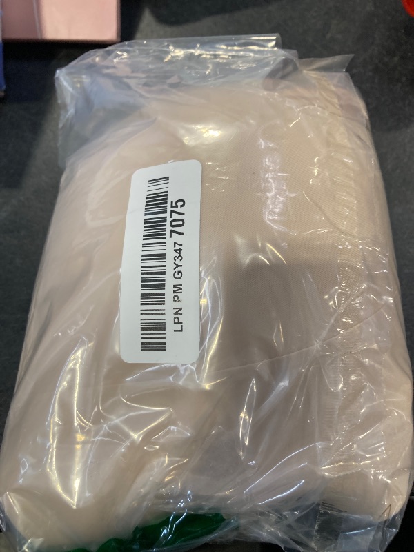 Photo 1 of COMFELIE Seamless Wireless Minimizer Bra for Full-Figured Women, No-Wire Full Coverage V-Neck Adjustable Straps Supportive Sleep Bra Nude - 2XL