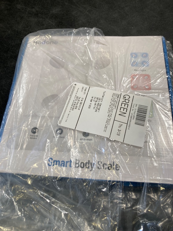 Photo 1 of Scale for Body Weight, Digital Weight Scale with Color-Changing, Most Accurate to 0.2lb, Bluetooth Bathroom Scale with Bmi, Body Fat, Muscle Mass, 18 Body Composition Analyzer Sync App, 400 lbs-White