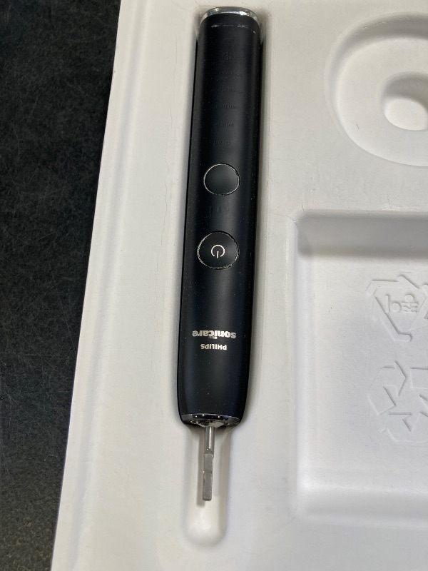 Photo 1 of Philips Sonicare DiamondClean Smart 9500 Electric Toothbrush, Sonic Toothbrush with App, Pressure Sensor, Brush Head Detection, 5 Brushing Modes and 3 Intensity Levels, Black, Model HX9923/11