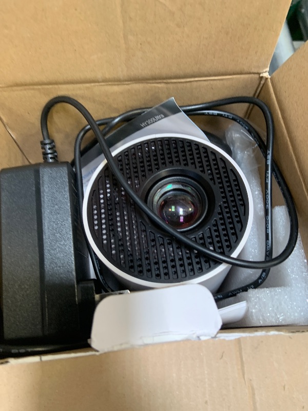 Photo 1 of Mini Portable Projector with 4K Support, Bluetooth 5.4 WIFI6, 5watt Sound Base Speaker, 160 ANSI, Android 11, 210° Rotation , Auto Keystone Correction Video Projector HY300 ULTRA