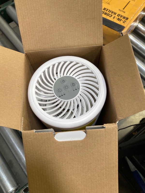 Photo 1 of Air Purifiers for Bedroom, FULMINARE H13 True HEPA Air Filter, Quiet Air Cleaner With Night Light, Portable Small Air Purifier for Home, Office, Living Room