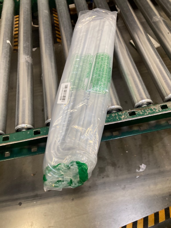 Photo 1 of Yafa Home Fashion Durable Double Standard White Adjustable Curtain Rod Hardware Included (White, 48"-84")