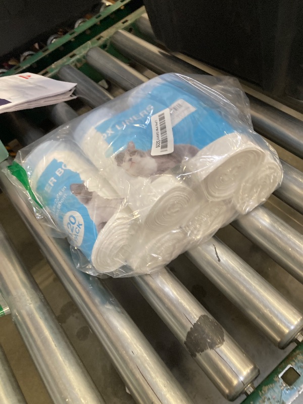 Photo 1 of 120 Pack Cat Litter Box Liners, 26.4" x 23.6" Automatic Litter Box Bags, 3MIL Extra Thick Leakproof Cat Litter Bags, Compatible with Litter Robot 3 & 4, 10-12 Gallon Heavy Duty Drawstring Waste Bags