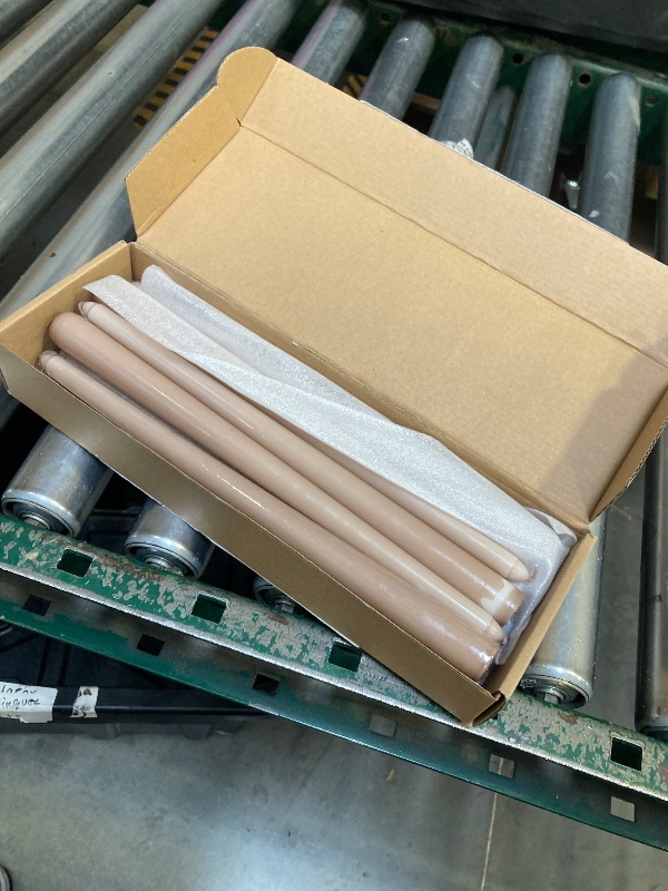 Photo 1 of 10 Pieces Luna By Camilia 12 Inch Taper Candles, Wedding & Events Taper Candles… (Mocha)