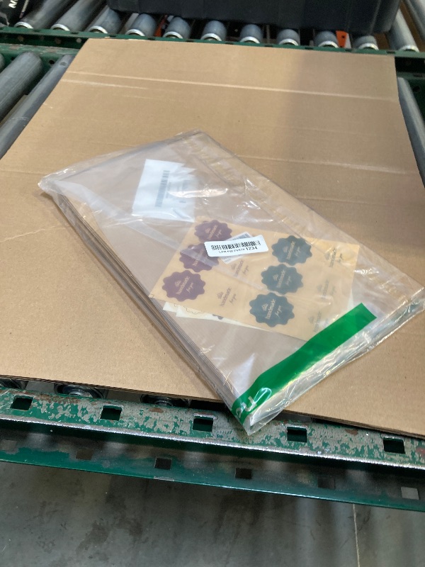 Photo 1 of 25 pcs Paper Bread Bags, Sourdough Bread Bags for Homemade Bread, Large Bakery Bags with Window for Packaging Baked Goods, Loaves, Label Seal sticker included