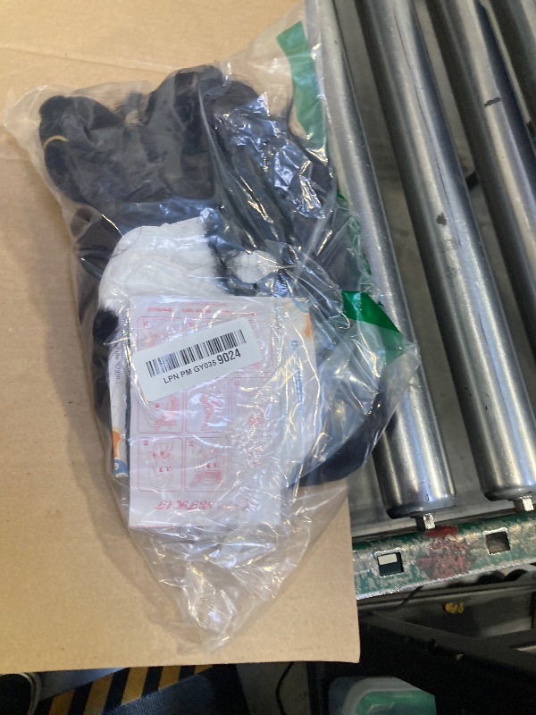 Photo 1 of ColorGround Short Black Purple Cosplay Wig with 2 Buns for Halloween Party Costume?Small Size?