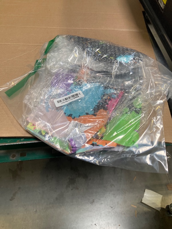 Photo 1 of 3 Pack UV Reactive Neon Glow Tablecloths 108x54 Inch - Activated Party Table Covers Decoration for Glow-in-the-Dark Events, Birthday Raves & UV Night