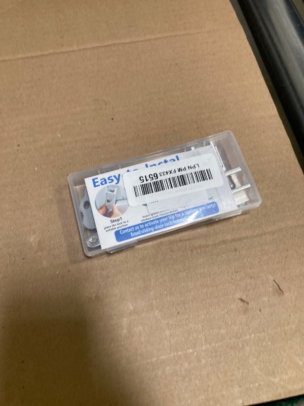 Photo 1 of [4 Sets] Sliding Window Lock with Key Aluminum Alloy Adjustable Security Lock (Silver) Single Hole Quick Installation Anti-Theft and Anti-Theft Suitable for Vertical/Horizontal Windows