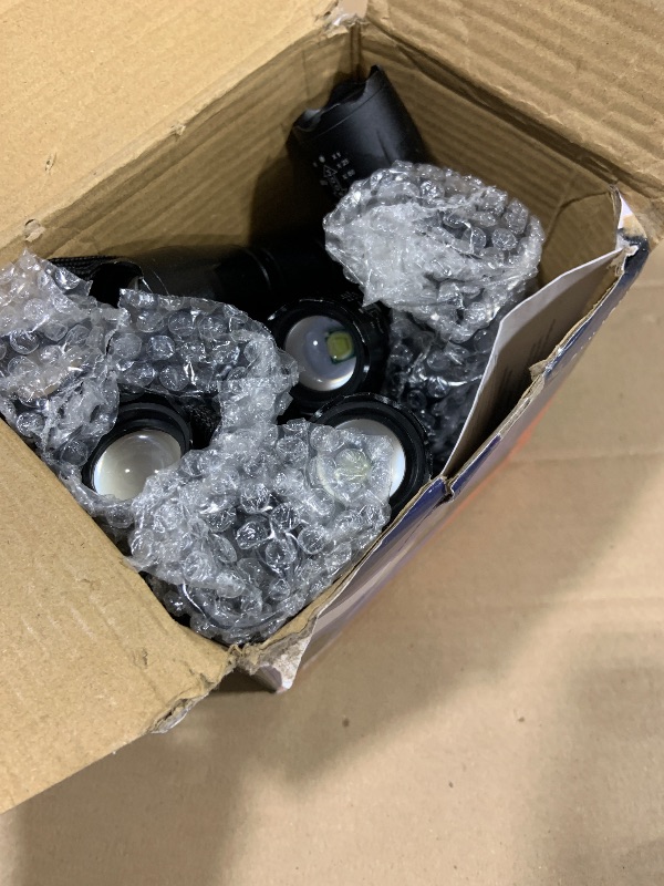 Photo 1 of 12Pack LED Flashlights High Lumens, 5Mode Tactical Flashlight for Home, Small Flashlights Powerful, Pocket Flashlight Battery Powered, Adjustable Torch Light, Mini Flash Light for Emergencies Camping