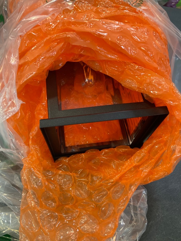 Photo 1 of Solar Wall Lanterns Outdoor Motion Sensor, Solar Powered Porch Light Fixture, Waterproof Dusk to Dawn Outdoor Wall Sconce Lantern Lamp for Garage Shed Barn Yard Garden Front Door