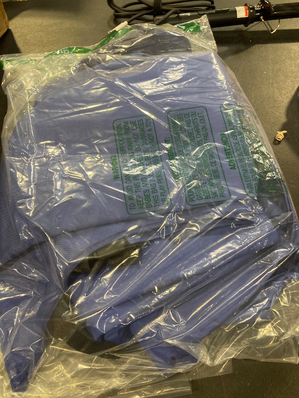 Photo 1 of Grill Gazebo Replacement Canopy Top Only - 5' x 11' Outdoor BBQ Gazebo Canopy Roof with Extra Side Awning, Waterproof Double Tiered Shelter Cover (Blue, 5x11)