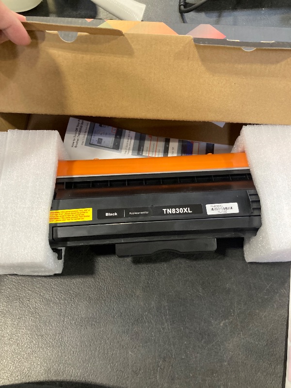 Photo 1 of TOKYOINK TN830XL Toner TN830 Cartridges Replacement for Brother TN830 830XL Toner Compatible with DCP-L2640DW MFC-L2820DW HL-L2400D HL-L2460DW HL-L2405W HL-L2465DW HL-L2480DW Printer (1 Pack)