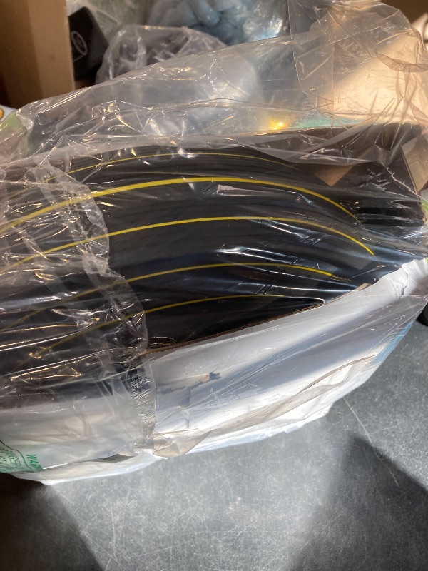 Photo 1 of 20Ft Floor Cable Cover, Floor Cord Protector 3 Channels Contains Cords, Cables and Wires, Perfect for Office, Home, Workshop, Warehouse, Concert, or Other Outdoor Surroundings (Black)