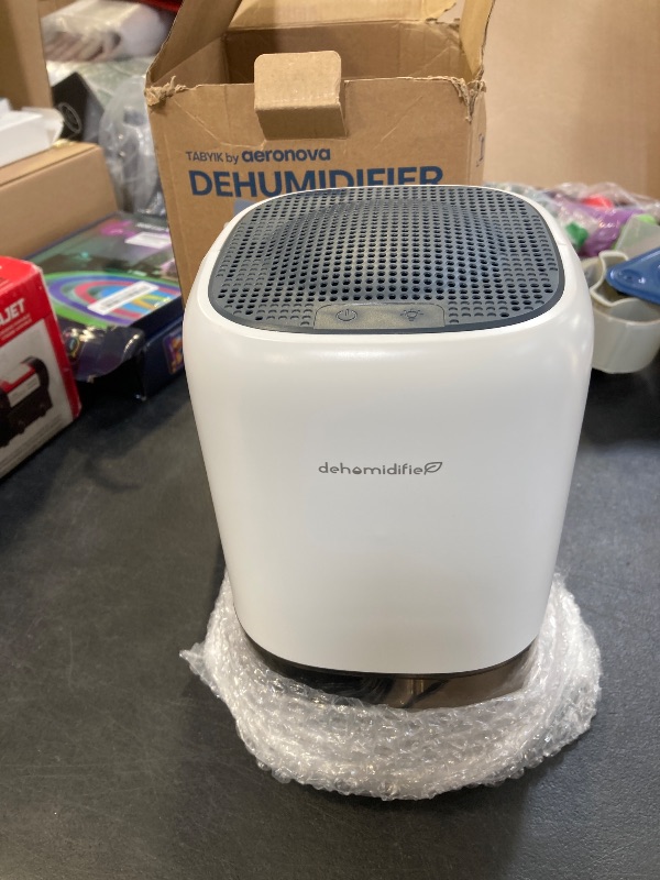 Photo 1 of Dehumidifier, 35 OZ Small Dehumidifiers for Bedroom for Home, Quiet with Auto Shut Off, Dehumidifiers for Bedroom (280 sq. ft), Bathroom, RV, Closet, White