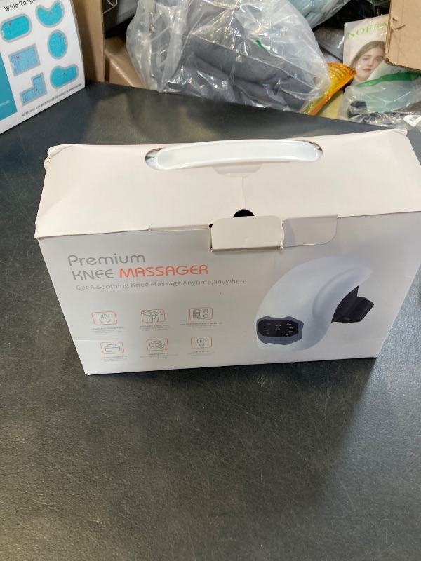 Photo 1 of cilotus Cordless Portable Knee Massager with Heat, 3 Vibration Modes, 3 Heating Levels for Pain Relief, LED Screen and Adjustable Straps, Gifts for Adults, Mom,Women and Men