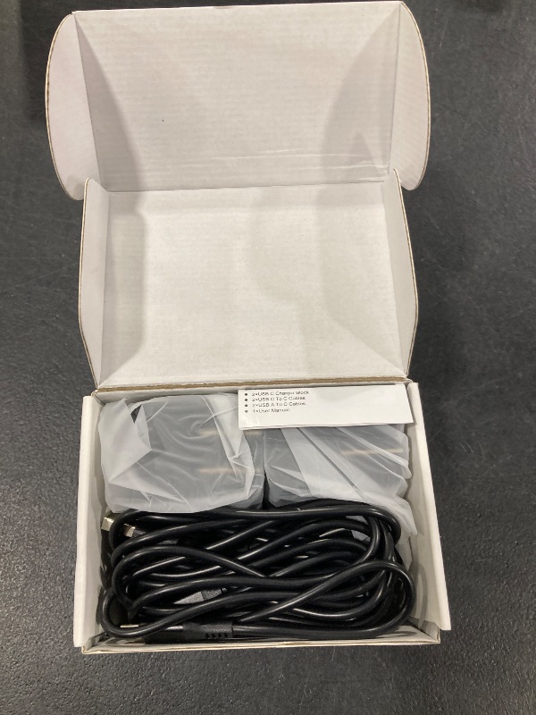 Photo 1 of 2 Pack 200W USB C Charger Block, Foldable 4-Port GaN5 Super Fast Charger USB C, Dual 65W Type C Charging Block, Laptop Fast Charging Adapter for MacBook Pro/Air, iPad, iPhone, Samsung Galaxy Black