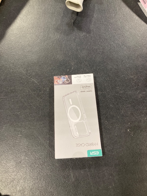 Photo 1 of ESR for iPhone 15 Case, Compatible with MagSafe, Military-Grade Protection, Yellowing Resistant, Scratch-Resistant Back, Magnetic Phone Case for iPhone 15, Classic Series, Clear