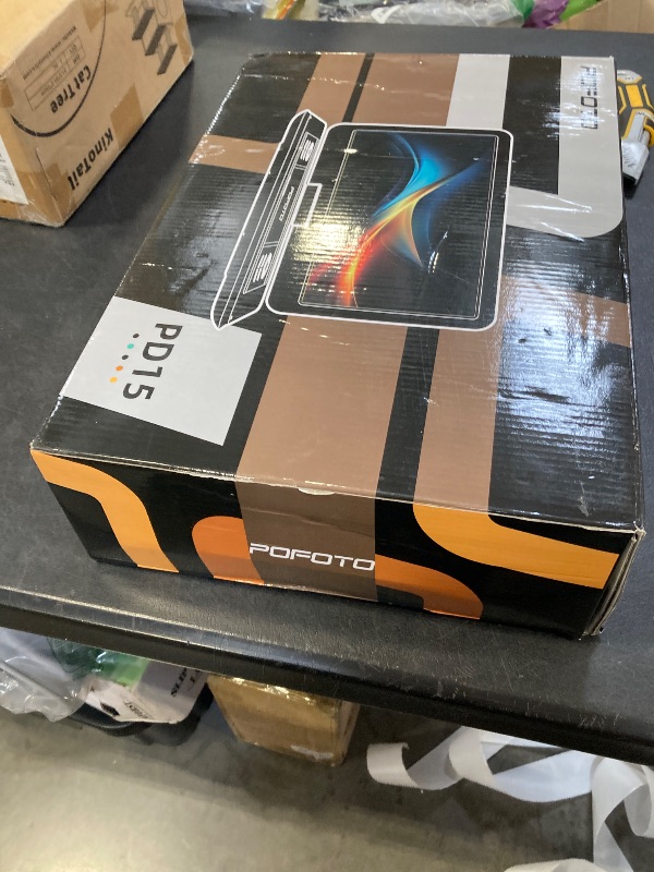 Photo 1 of 17.5” Portable DVD Player with 15.6” Large HD Screen, 6 Hours Rechargeable Battery, Dual Speakers, Region Free, Remote Control, Support Multi-Format Sync TV, USB/SD, Black