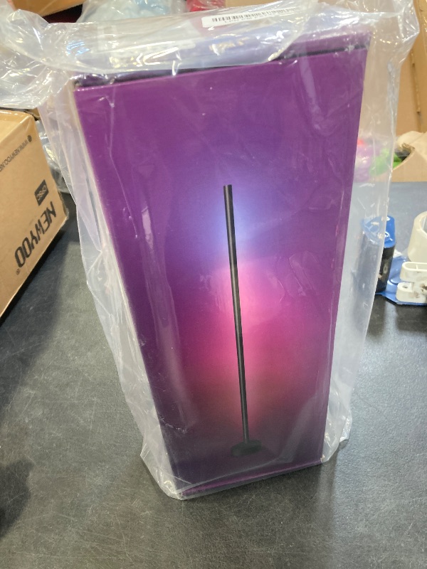 Photo 1 of Miortior Corner Floor Lamp - Smart RGB LED Corner Lamp with App and Remote Control, 16 Million Colors & 68+ Scene, Music Sync, Timer Setting - Ideal for Living Rooms, Bedrooms, and Gaming Rooms