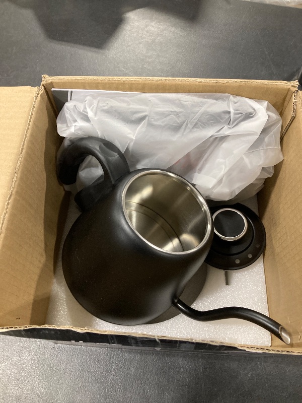 Photo 1 of Gooseneck Electric Kettle Temperature Control: ±1? Precise Target & Keep Warm, Quick Heating 316L Stainless Steel Electric Kettles for Boiling Water, Pour Over Coffee, Brew Tea & Milk, 1000W/0.8L