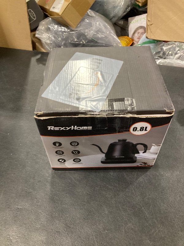 Photo 1 of Gooseneck Electric Kettle Temperature Control: ±1? Precise Target & Keep Warm, Quick Heating 316L Stainless Steel Electric Kettles for Boiling Water, Pour Over Coffee, Brew Tea & Milk, 1000W/0.8L