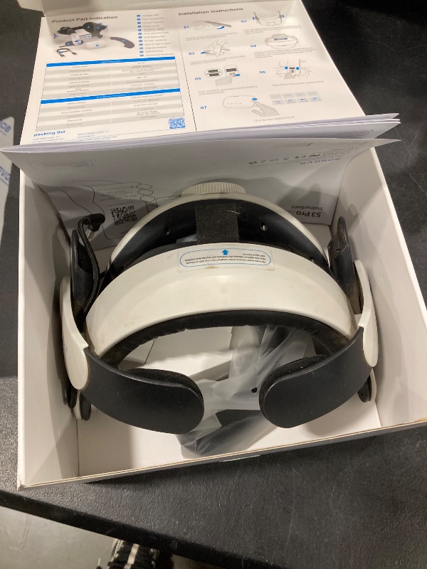 Photo 1 of BOBOVR S3 Pro Battery Strap Accessories,Head Air Cooling System and 10000mah Hot-swappable Battery Pack,Compatible with Meta Quest 3/Quest 3S