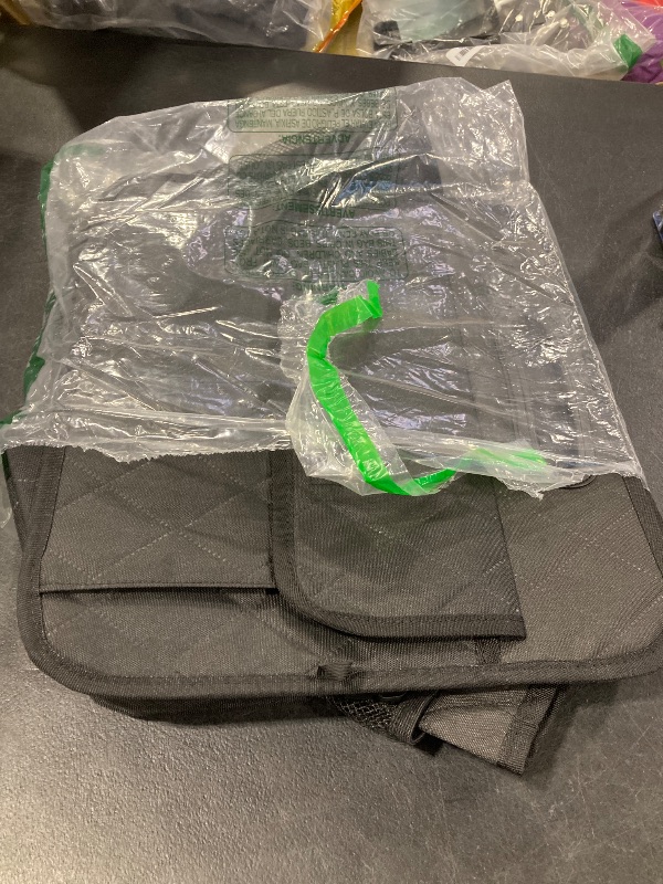 Photo 1 of DURABLEZ XL Modular Trunk Organizer System – 4 Section Extra Large Car Cargo Organizer for SUVs, Trucks & Cars – Foldable Multi-Compartment Storage, Heavy Duty 1680D Oxford – Black