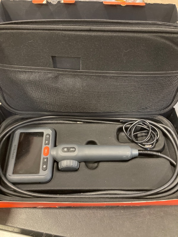 Photo 1 of DEPSTECH 10FT Articulating Endoscope Camera with Light: Dual Lens Industrial Borescope with 4.5" Screen and Flexible Cable, Video Inspection Snake Scope Camera Tool for Wall, Auto, Pipe, Mechanics