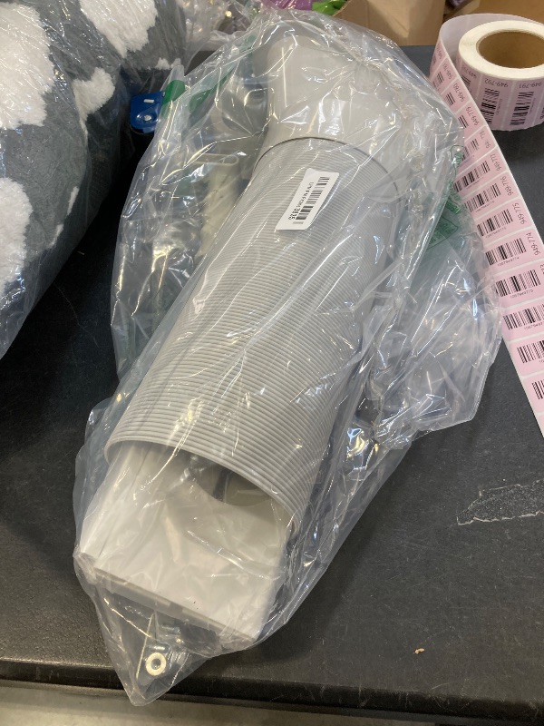 Photo 1 of Portable AC Window Kit with 5.1” Exhaust Hose for Sliding Window, Adjustable Air Conditioner Window Vent Kit for Ducting AC Seal Panel for Horizontal&Vertical Window.