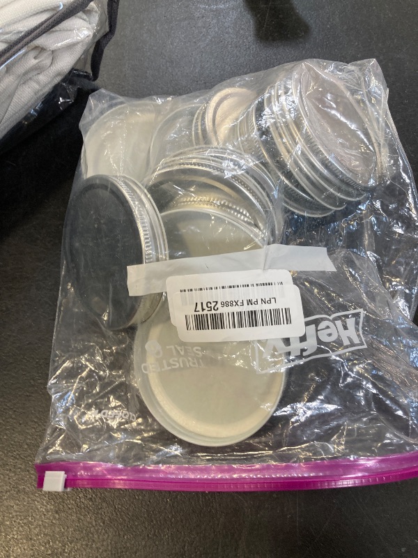 Photo 1 of 12 pack Mason Jar Lids Regular Mouth, Leak Proof and Secure (12, Regular Mouth)