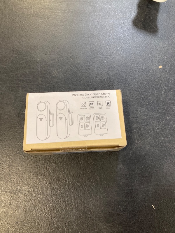 Photo 1 of 2-Pack Window and Door Alarms When Opened for Kids Safety/Dementia Safety/Home Security, Wireless Sliding Front Door Opening Sensor Alarm with Remote, 120dB Burglar Alert for House/Bedroom/Apartment