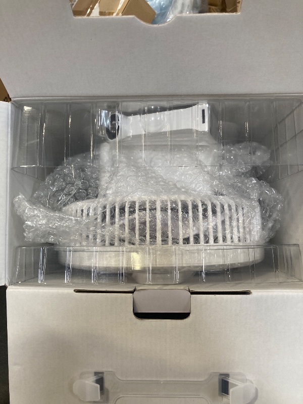 Photo 1 of 10 Inch Quiet Wall Mount Oscillating Fan with Remote & Timer, 4-Speed Portable Air Circulator for RV Indoor Use, Adjustable Tilt with 5.9ft Adapter, 90° Cooling for Home Office Bedroom Bathroom