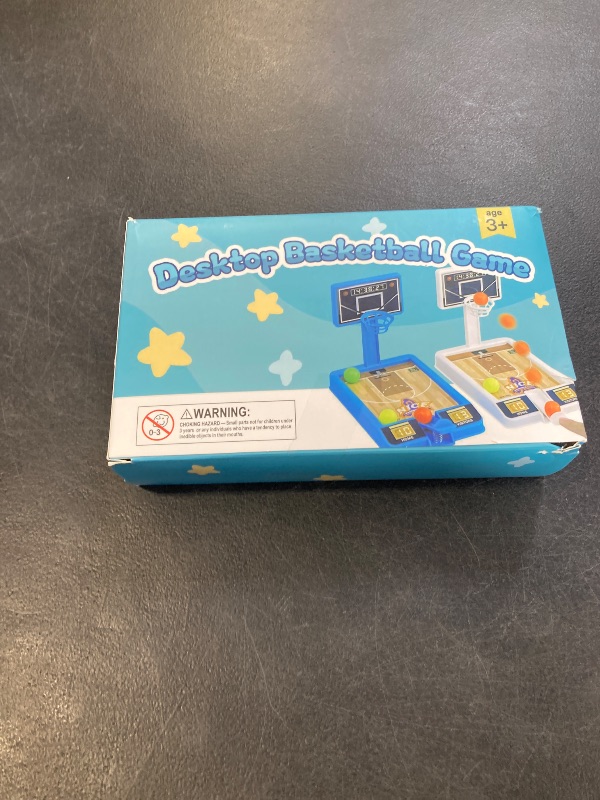 Photo 1 of 2 Pack Basketball Game Toys, Tabletop Basketball Shooting Game for Kids and Adults, Desk Games for Office for Adult to Reduce Stress, Basketball Party Favors Classroom Prizes for Boys Girls