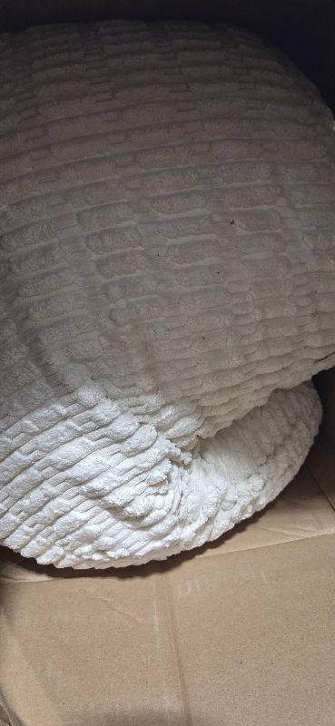 Photo 1 of Blissful Diary Reading Pillow, Large Backrest Pillow with Shredded Memory Foam for Adult & Children, Designed for Bed and Couch Sitting Up, Includes Arms, Pockets and Washable Cover, Off White