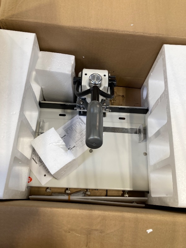 Photo 1 of SPC Filepecker FP-1XLS High Capacity Hole Punch w/Moveable Table - Single Hole Punch, Punches up to 300 Sheets of 20lb Bond - Great for Home, Office or Schools