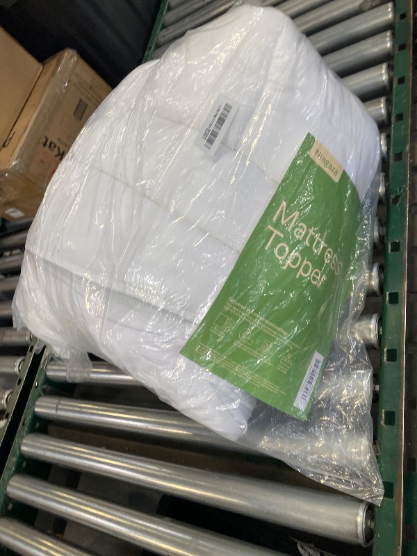 Photo 1 of Niagara Sleep Solution Ultra Soft Queen Size Mattress Topper - Viscose Made from Bamboo Pillow Top Mattress Pad for Back Pain Relief - Naturally Cooling for Hot Sleepers, Green