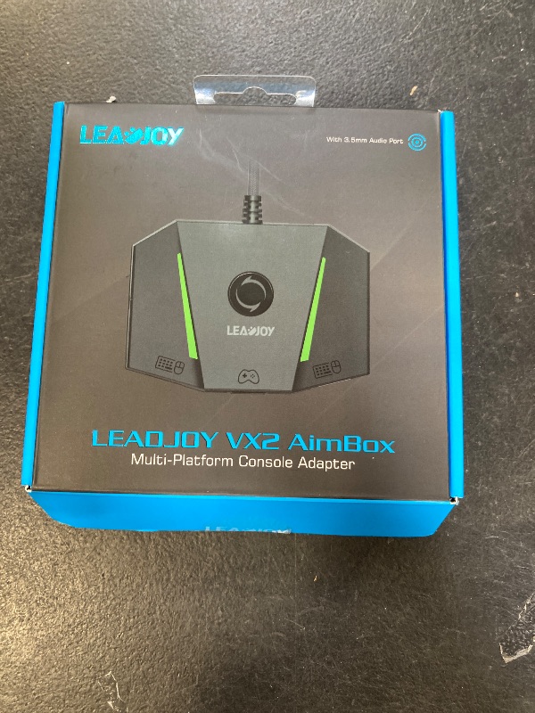 Photo 1 of leadjoy VX2 AimBox Keyboard Mouse Adapter for PS4, Xbox One, Xbox Series X/S, MnK Converter for Playing FPS, RTS, R6, Apex Legends