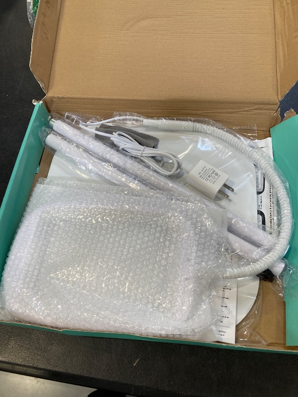 Photo 1 of 30X 10X Extra Large Floor Magnifying Glass with Light and Stand,60 LED Flexible Gooseneck Floor Magnifying Lamp with 5 Color Modes, 2-in-1 Lighted Magnifiers for Close Work, Sewing,Crafts, Painting